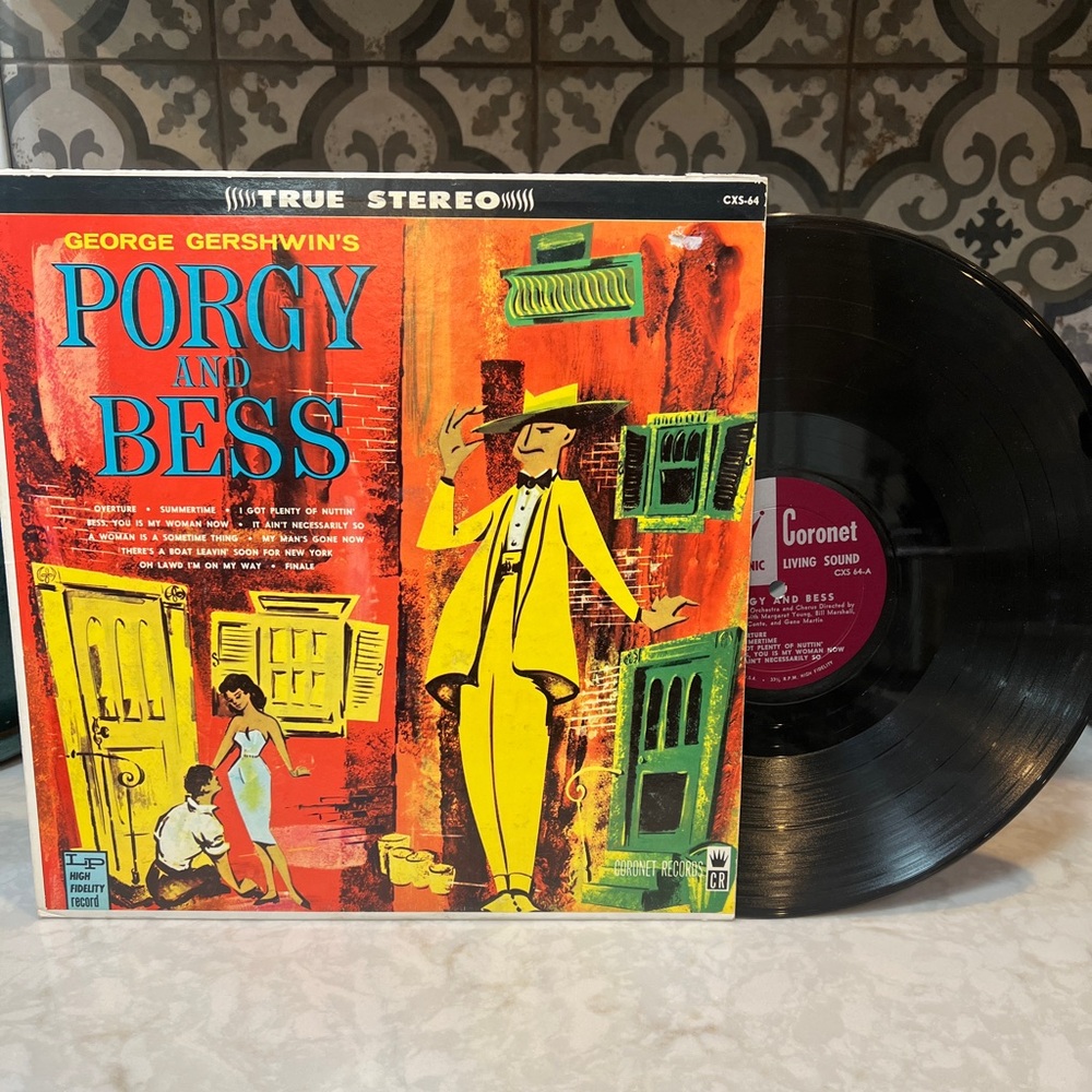 VINTAGE VINYL ALBUM FROM GERSHWIN’S PORGY & BESS- COLLECTIBLE